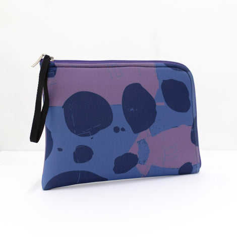 Abstract Spaces in Purple - Neoprene Bag