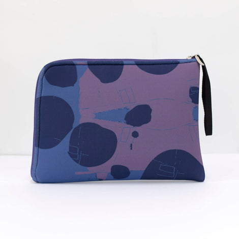 Abstract Spaces in Purple - Neoprene Bag