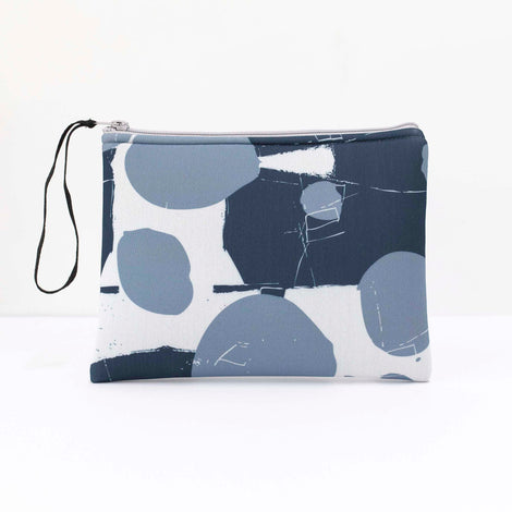 Abstract Spaces in Slate - Neoprene Bag