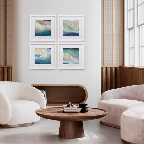 Coastal 4 Set - Framed Prints
