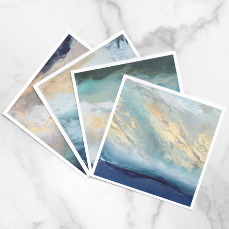 Coastal 4 Set - Paper Prints