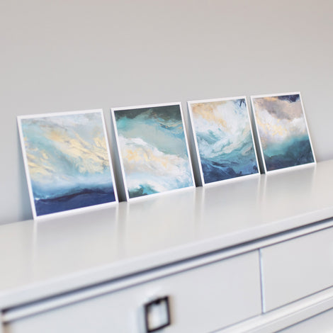 Coastal 4 Set - Paper Prints