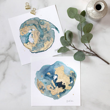 Geode 4 Set - Paper Prints