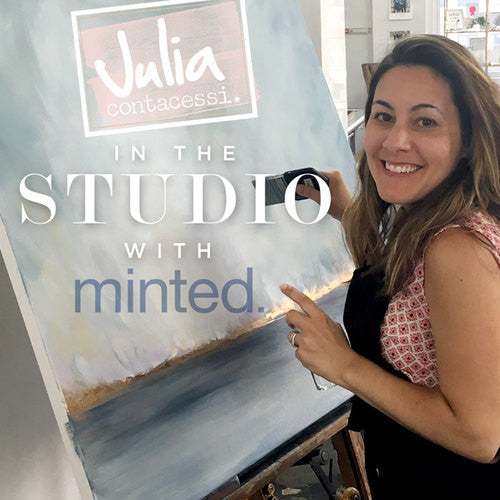 Live Painting in the Studio with Minted