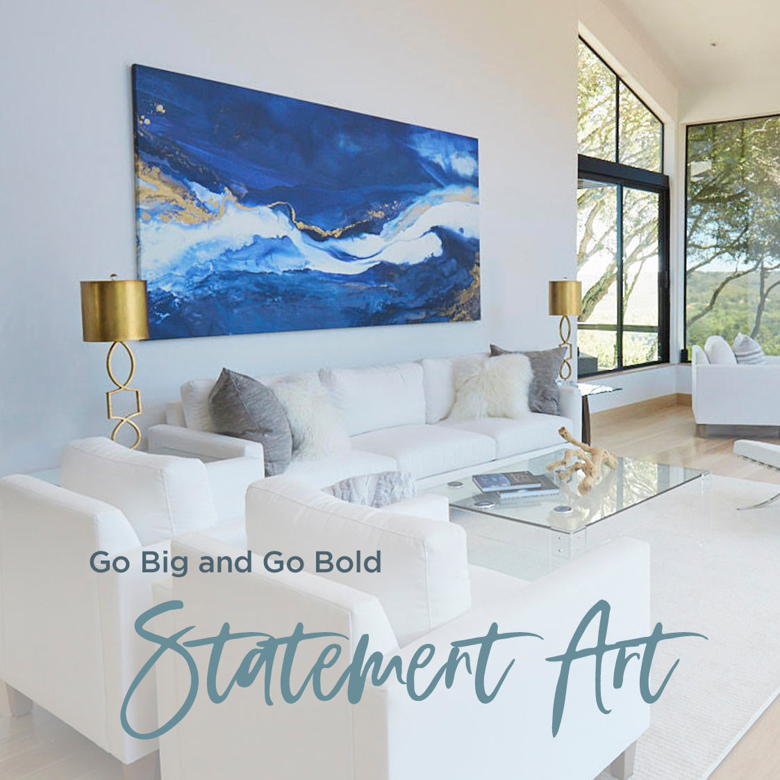 Go Big and Go Bold:  Using Statement Art in Your Home