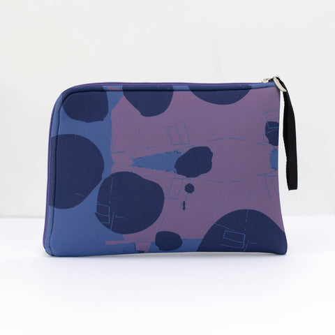 Abstract Spaces in Purple - Neoprene Bag