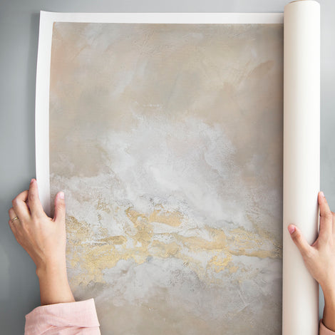 Blush Lucite - Rolled Canvas Print