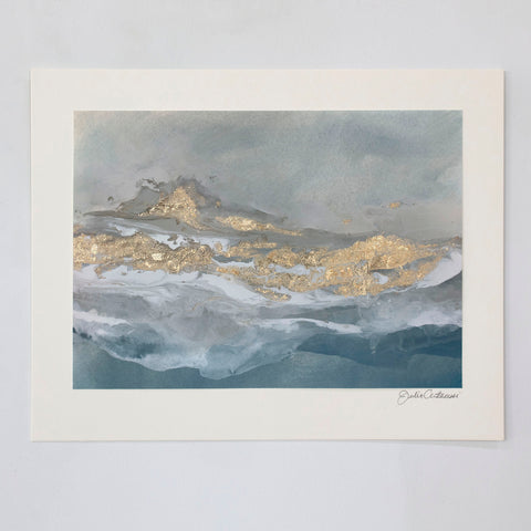 Coastal Sage No. 1 - Embellished Print