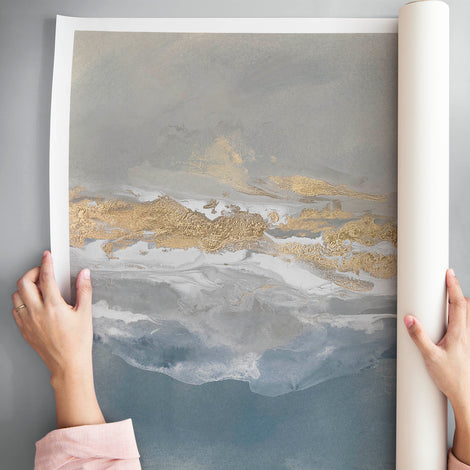 Coastal Sage No. 1 - Rolled Canvas Print