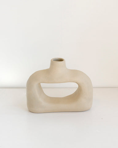 Nook Clay Vase - Natural