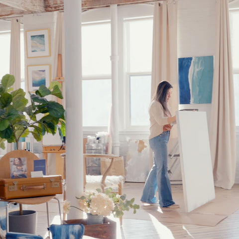 View Work in Person, Book a Studio Visit.