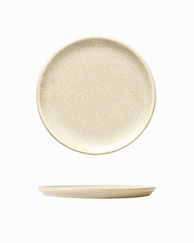 Cream Custard Handmade Dinner Plates - Set of 4