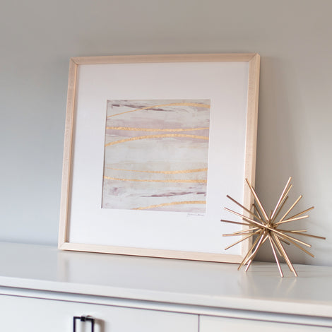 Blush Stripes - Embellished Print