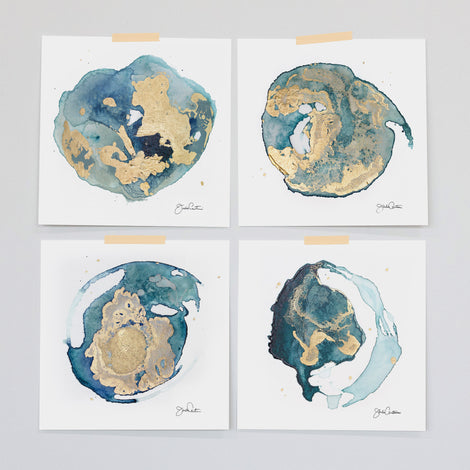 Geode 4 Set - Paper Prints